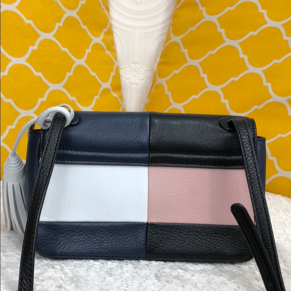🌸OFFRS🌸Tory Burch All Leather ColorBlock Crssbdy - Picture 3 of 8